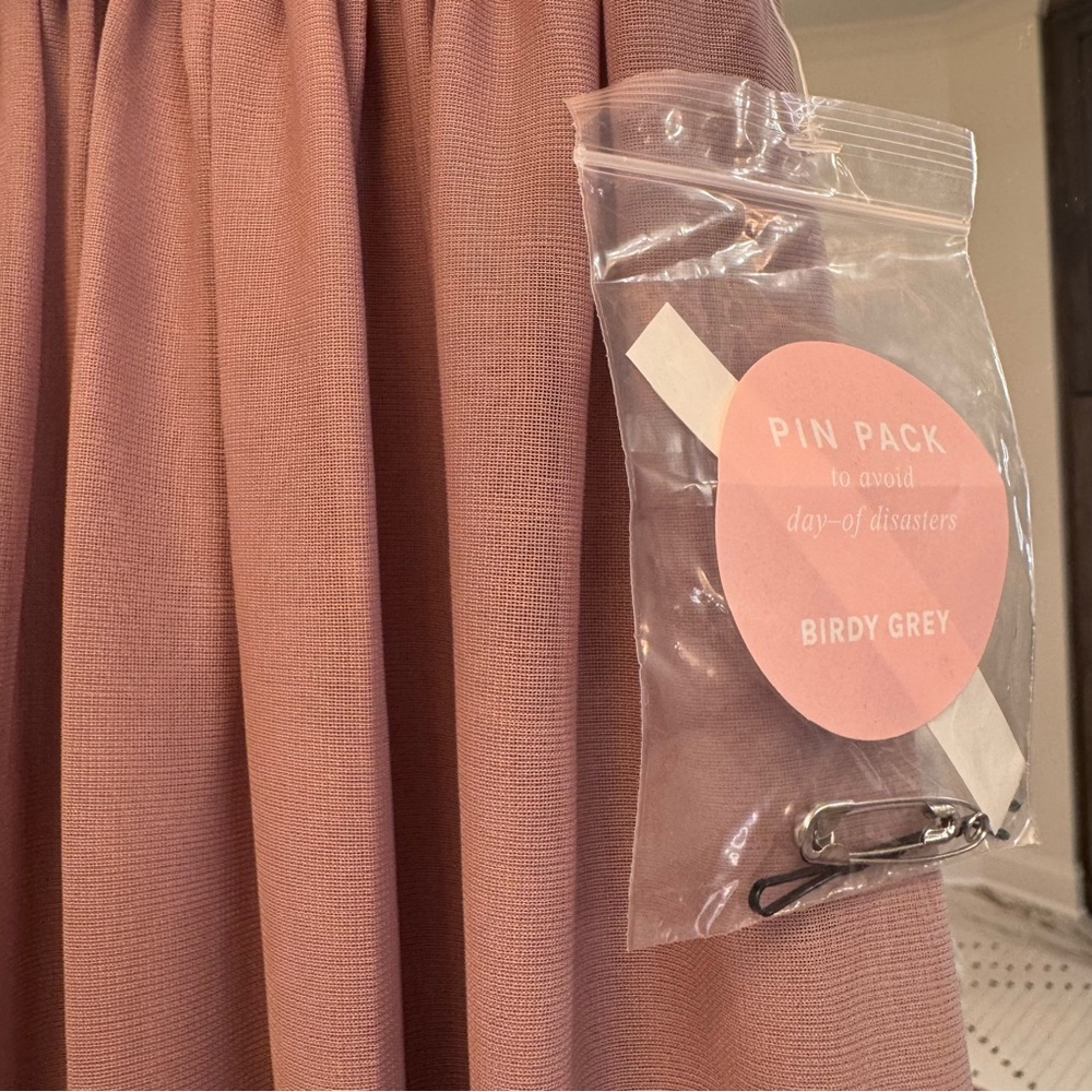 Birdy Grey XS Mauve Pink Dress with Pin Pack Still Attached. Has Pockets. New! - Picture 4 of 8